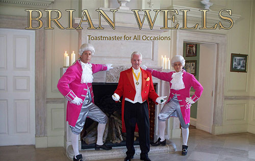 Brian Wells Toastmaster & Master of Ceremonies website by Ballynet