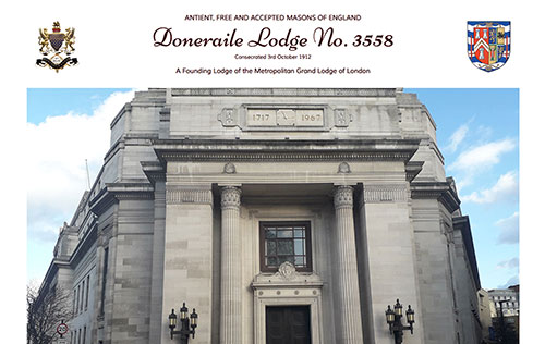 Doneraile Lodge No 3558 website by Ballynet