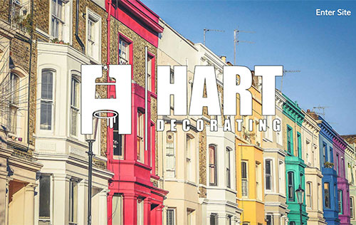 Hart Decorating website by Ballynet