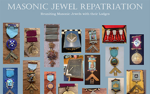 Masonic Jewel Repatriation website by Ballynet