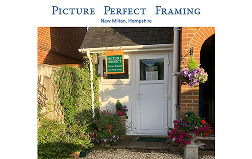 Picture Perfect Framing website by Ballynet