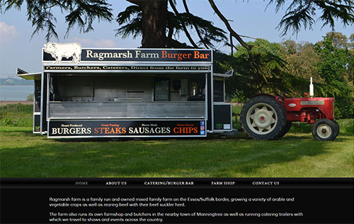 Ragmarsh Farm website by Ballynet