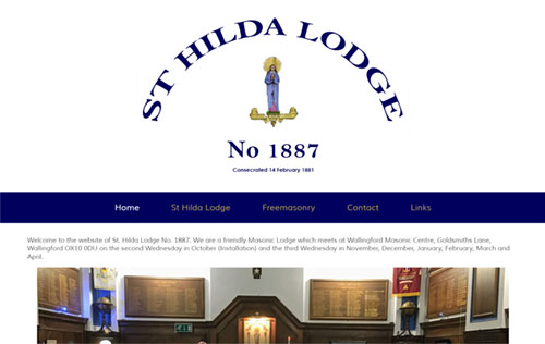 St Hilda Lodge No 1887 website by Ballynet